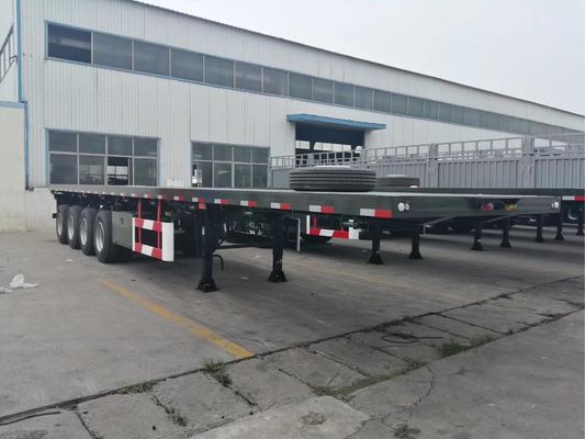 Semirremolque Plataforma Usado de 80 Toneladas de 40 pies y 45 pies con 4 Ejes
