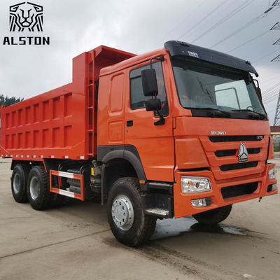 Camiones volquete Howo usados de combustible diésel 375HP 40T en venta
