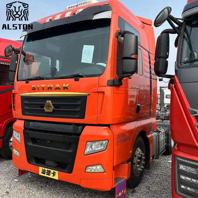Camión tractor de segunda mano Sitrak C7H 6x4 540hp AMT para Kirguistán