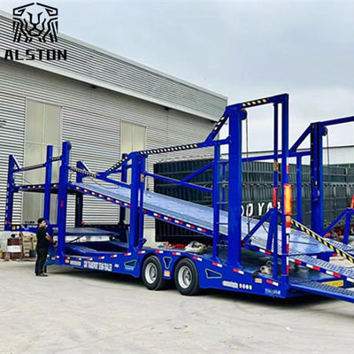 6 a 8 Transporte de vehículos con refuerzo de chasis flexible y estable