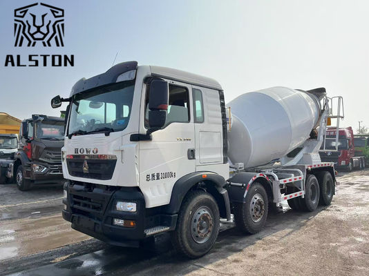 Sinotruk Howo TX 8x4 camión mezclador de hormigón, usado Howo TX 340HP camión mezclador