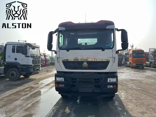Sinotruk Howo TX 8x4 camión mezclador de hormigón, usado Howo TX 340HP camión mezclador