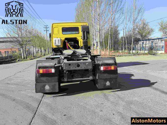 Sinotruk Howo 6x4 camión tractor 375HP usado para la venta en Angola (LHD 10 ruedas)