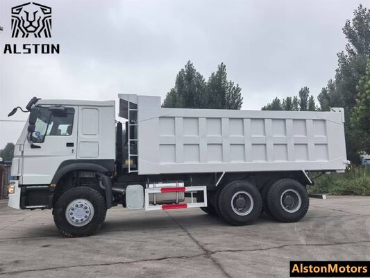 Sinotruk Howo 6x4 371HP camión de descarga usado para la venta en Pakistán.