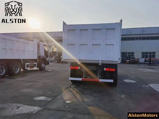 Sinotruk HOWO 371HP 6x4 camión de basura usado para la venta en Zambia RHD, Euro 2, listo para minería y construcción