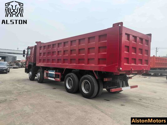 Camión volquete HOWO 375HP 8x4 usado a la venta en Guinea