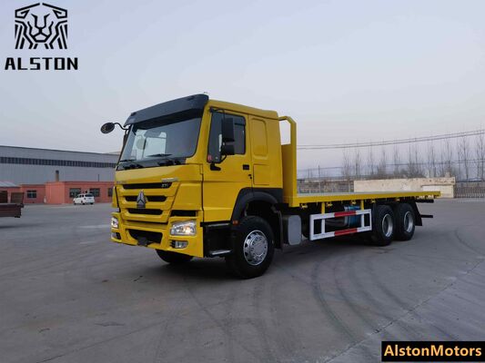 Refurbished Used HOWO 6x4 Flatbed Cargo Truck for Sale
