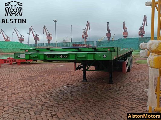 Flatbed Semi Trailer for Sale | 12m 45ft Container Trailer