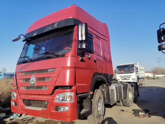 Camiones tractores Sinotruk Howo usados 375HP 10 neumáticos pintura nueva