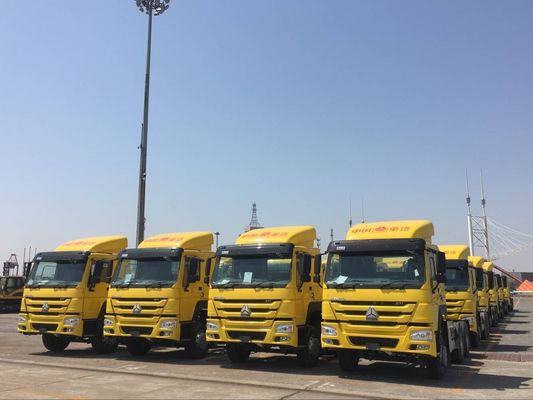 Nuevos asientos 6x4 camiones usados Howo Tractor, amarillo usados Howo Prime Mover