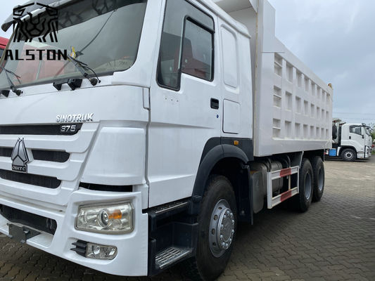 Construcción 371HP 375HP Howo camión de descarga usado