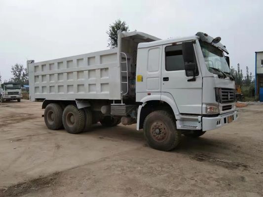 ISO 10 Ruedas 6x4 Tipper Usado Howo camión de basura 371