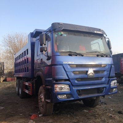 Camiones Howo Usados Azul 6x4, Camión Volquete Sinotruk Howo de 10 Ruedas