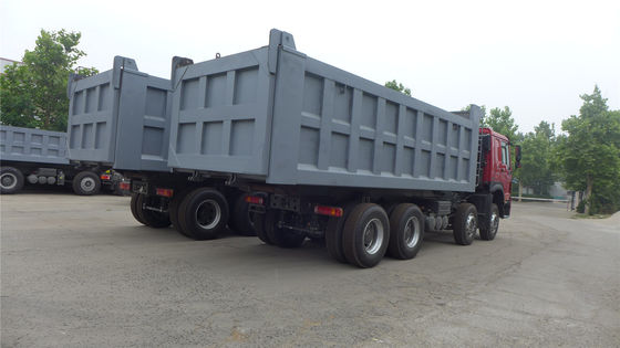 8x4 371 HP de segunda mano Howo 12 ruedas camión de descarga