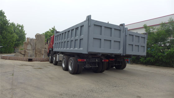 8x4 371 HP de segunda mano Howo 12 ruedas camión de descarga