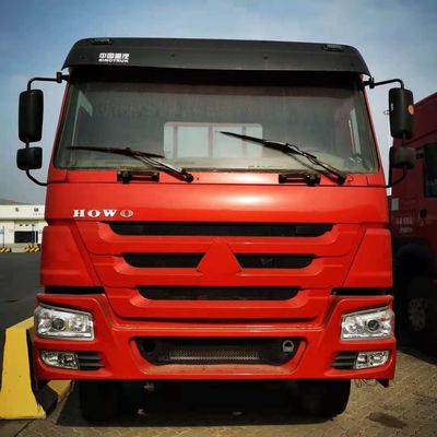 10 ruedas rojo 6x4 371HP Sinotruk Howo camión de carga
