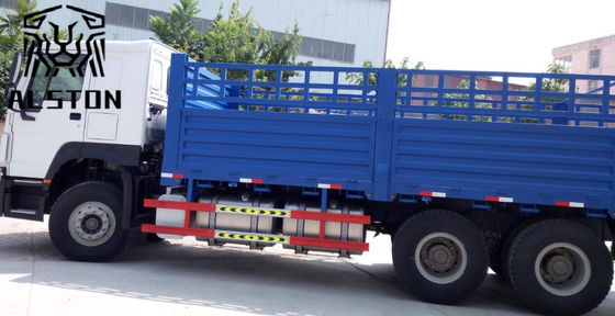 Camiones Howo Usados de 10 Ruedas y 371HP, Camión de Carga con Valla de 20 Toneladas y 30 Toneladas