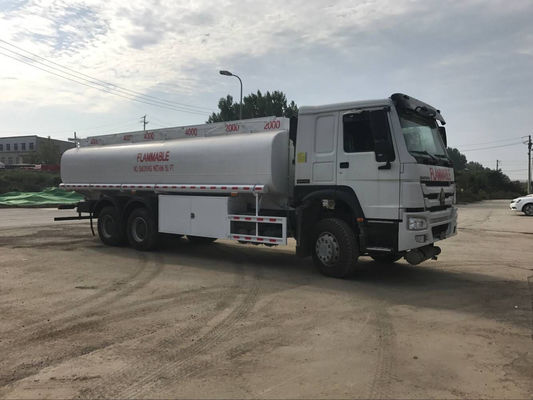 Sinotruk Howo 20000L camión cisterna de combustible diesel, camión cisterna de 6000 galones
