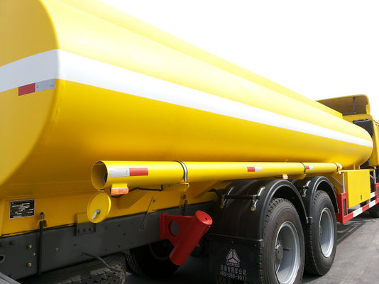 Camión cisterna de combustible diésel amarillo de 371 CV 6X4 20000L