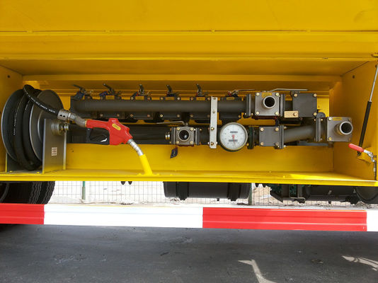 Camión cisterna de combustible diésel amarillo de 371 CV 6X4 20000L