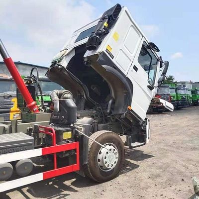 371 HP Usado Howo camión de basura, Sinotruk Howo 6x4 camión de tirón