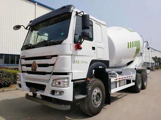 Camiones Howo Usados de 25000 kg con Potencia Diésel, Camión Mezclador de Cemento de Hormigón Usado