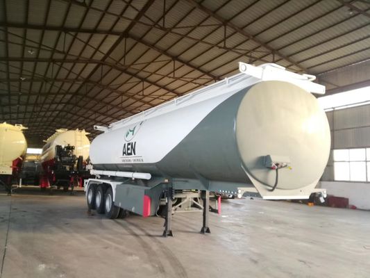 Semirremolque cisterna de combustible con suspensión mecánica, Remolque cisterna de petróleo crudo