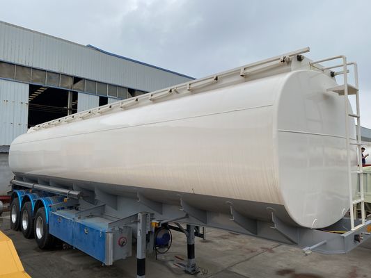 Semirremolque cisterna de combustible pesado de tres ejes, semirremolque cisterna de diésel