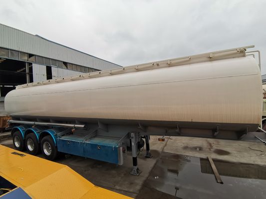 Semirremolque cisterna de combustible pesado de tres ejes, semirremolque cisterna de diésel