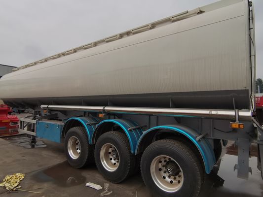 Semirremolque cisterna de combustible pesado de tres ejes, semirremolque cisterna de diésel