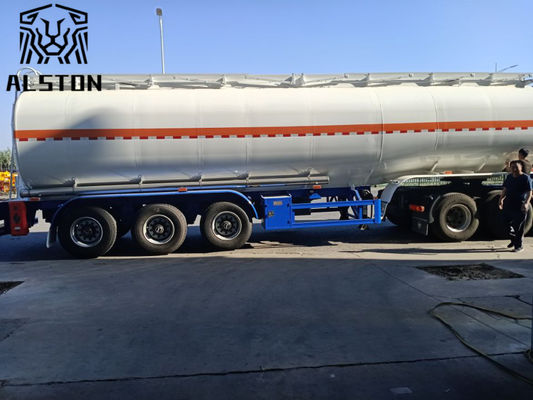 Camión cisterna de combustible de aleación de aluminio de 3 ejes y 13000 galones (40000 litros)