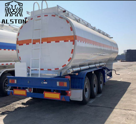 Semi-remolque para tanque de combustible de aluminio