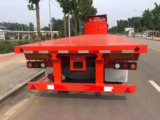 Semirremolque Plataforma Usado para Transporte de Contenedores, Semirremolque Plataforma de 20 y 40 Pies