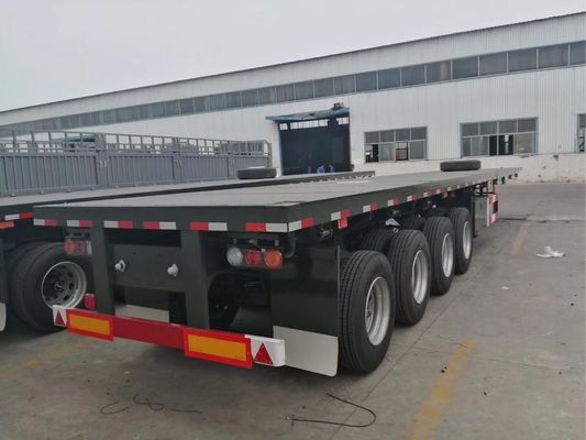 Semirremolque Plataforma Usado de 80 Toneladas de 40 pies y 45 pies con 4 Ejes