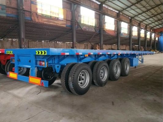 Semirremolque Plataforma Usado de 80 Toneladas de 40 pies y 45 pies con 4 Ejes