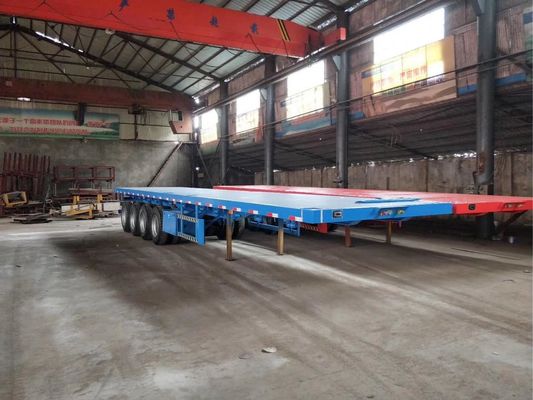Semirremolque Plataforma Usado de 80 Toneladas de 40 pies y 45 pies con 4 Ejes