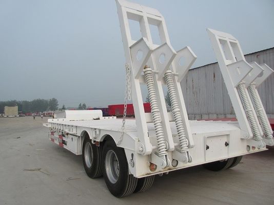 2 Ejes de trabajo pesado de cuello de ganso de cama baja 40T 50T 60T
