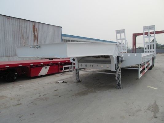 2 Ejes de trabajo pesado de cuello de ganso de cama baja 40T 50T 60T