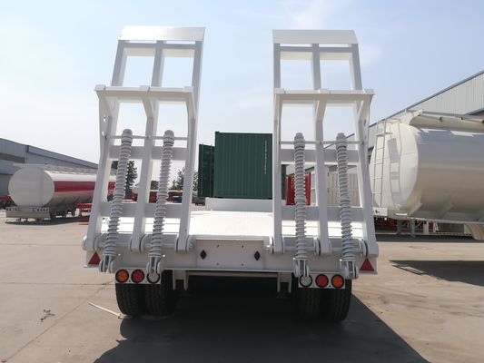 3 ejes remolques desmontables de cuello de ganso para el transporte de máquinas