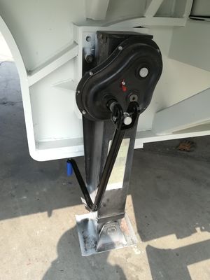 3 ejes remolques desmontables de cuello de ganso para el transporte de máquinas