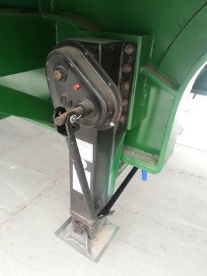 60T 100T 3 Eje Semi remolque de baja anchura, remolque de baja anchura hidráulico extensible