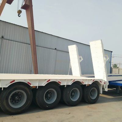 Semirremolque de cama baja de 50 toneladas con capacidad de carga superior