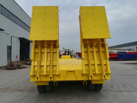 2 3 4 Eje de remolque hidráulico de lecho bajo para el transporte de excavadoras