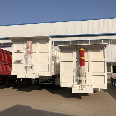 Los remolques traseros de descarga 3 4 Eje 35 40 M3