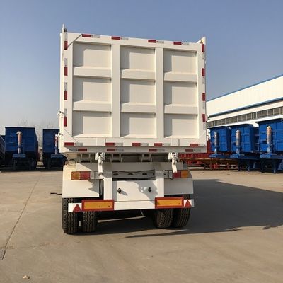 Los remolques traseros de descarga 3 4 Eje 35 40 M3