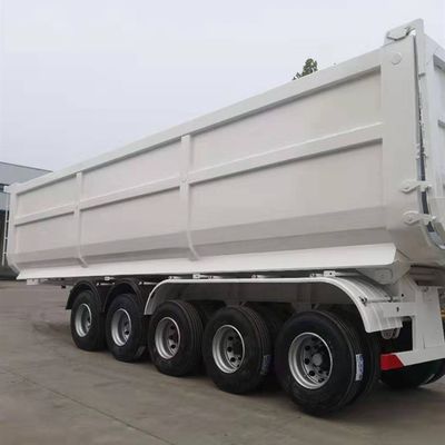 Semi-remolque volquete de 5 ejes y 80T con suspensión mecánica