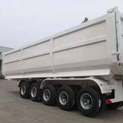 Semi-remolque volquete de 5 ejes y 80T con suspensión mecánica