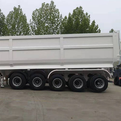Semi-remolque volquete de 5 ejes y 80T con suspensión mecánica