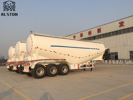 3 Ejes de harina de cemento de polvo a granel camión cisterna 32 50 60 CBM
