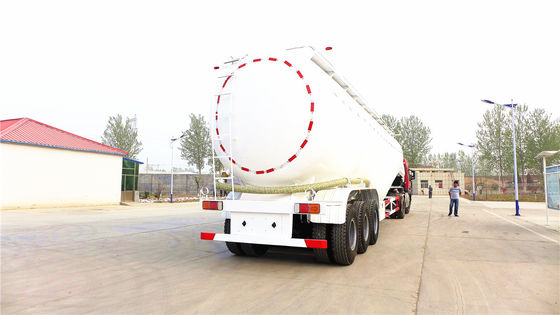 Semirremolque de cemento a granel de 50 toneladas con triple eje, Semirremolque de cemento a granel